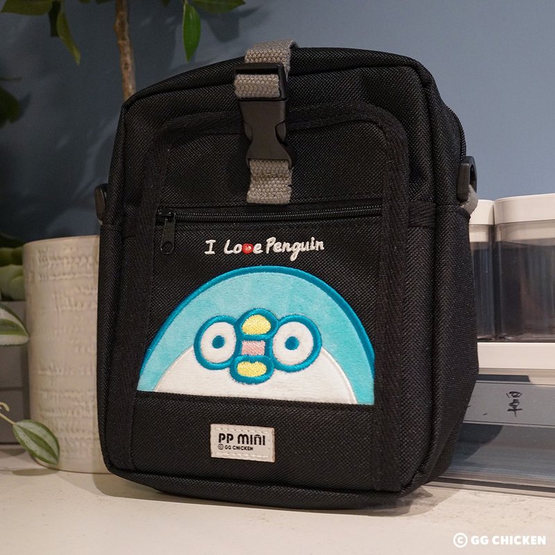 PP mini 小小企鹅-小侧包(大脸款) - 侧背包/斜挎包 - 其他人造纤维 