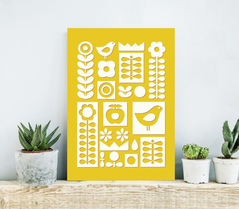 儿童房墙壁艺术，女孩儿童房装饰 - 海报/装饰画/版画 - 纸 