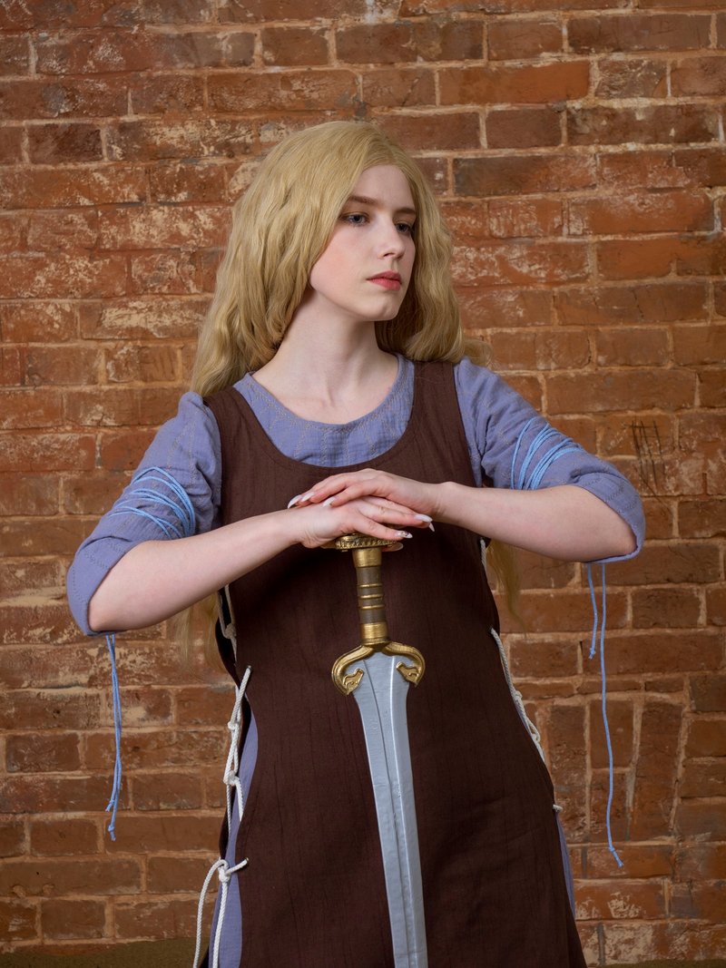 Eowyn brown cosplay costume - inspired by Lord of the Rings - Made to order - 晚装/礼服 - 聚酯纤维 咖啡色