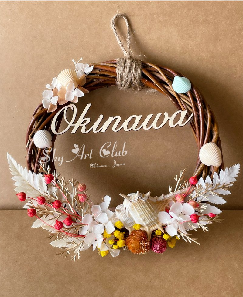 藤の花轮 (SIZE L) - 摆饰 - 植物．花 咖啡色