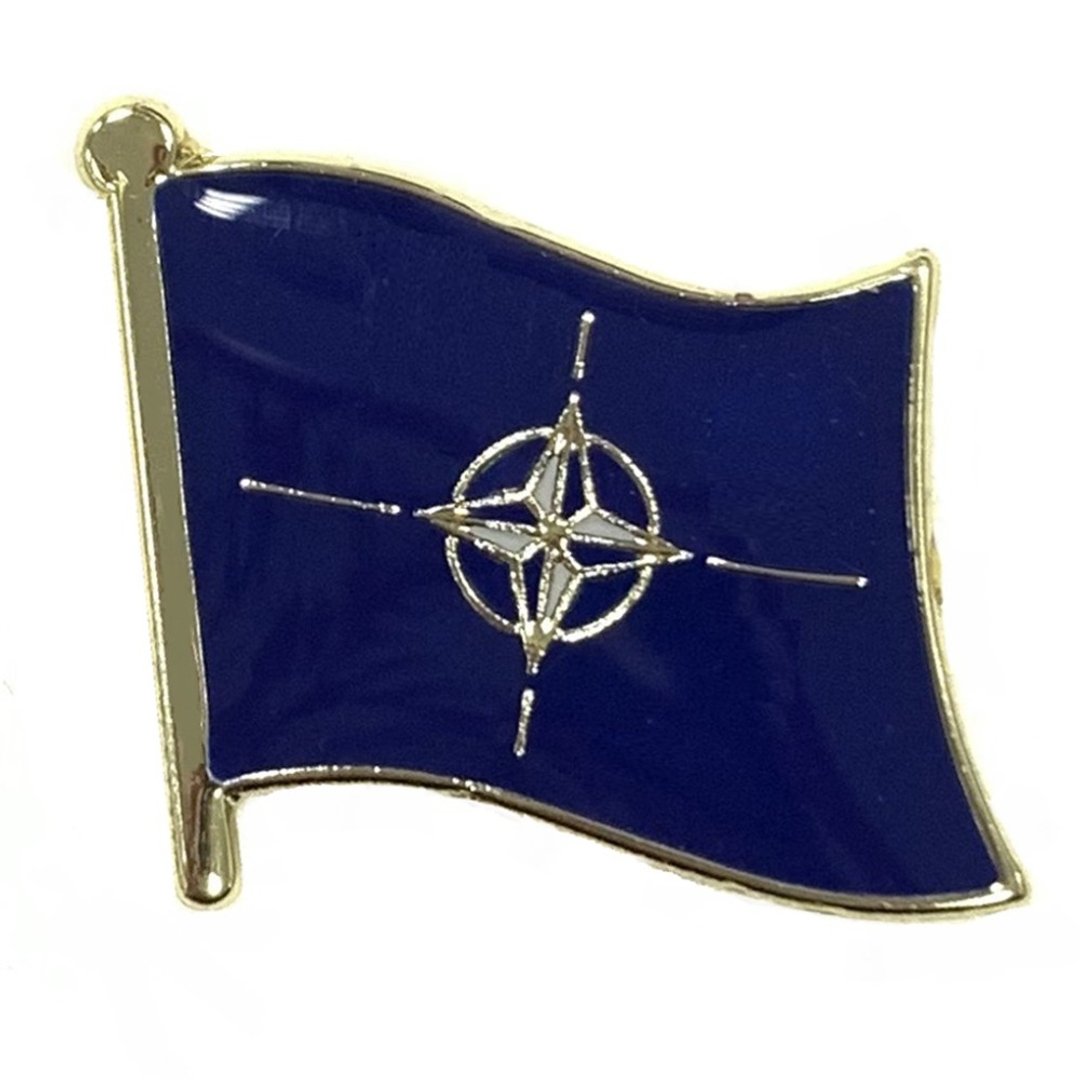 NATO 北约别针 胸针 证章 徽章 金属饰品 出国 游学 金属别针 - 胸针 - 其他材质 多色