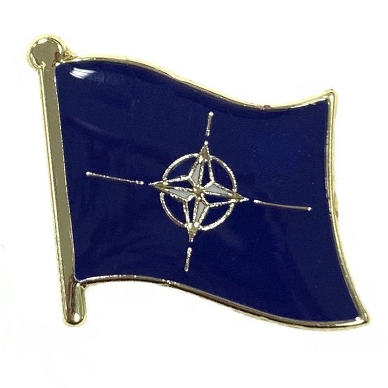 NATO 北约别针 胸针 证章 徽章 金属饰品 出国 游学 金属别针 - 胸针 - 其他材质 多色