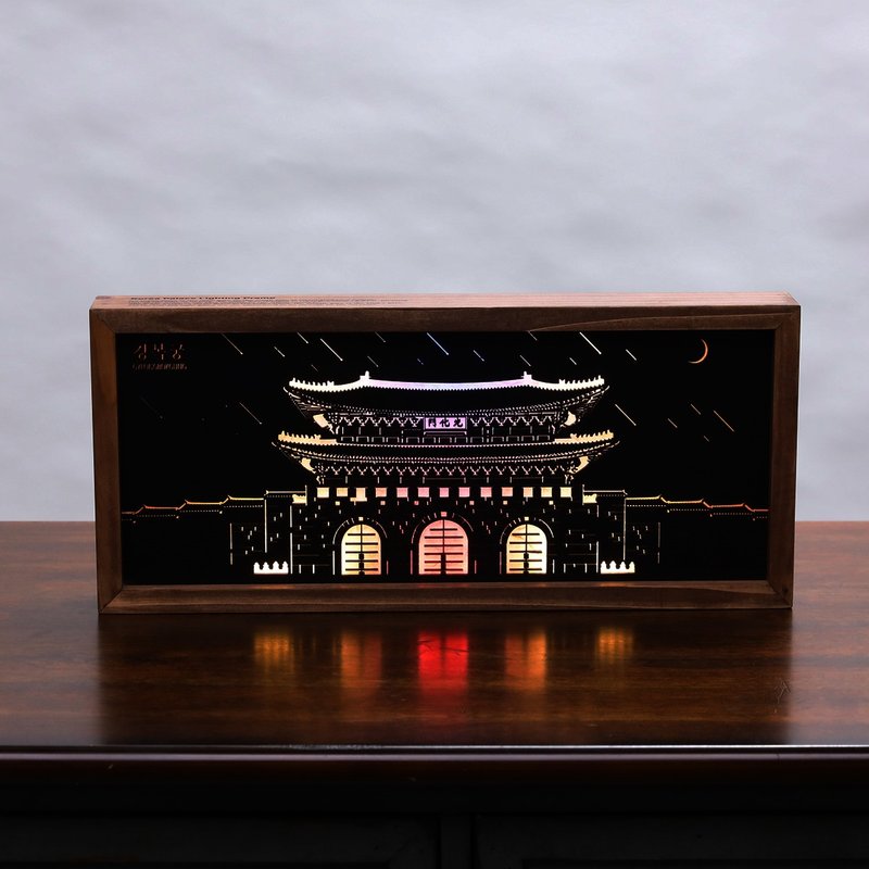 景福宫灯架 - 摆饰 - 木头 咖啡色