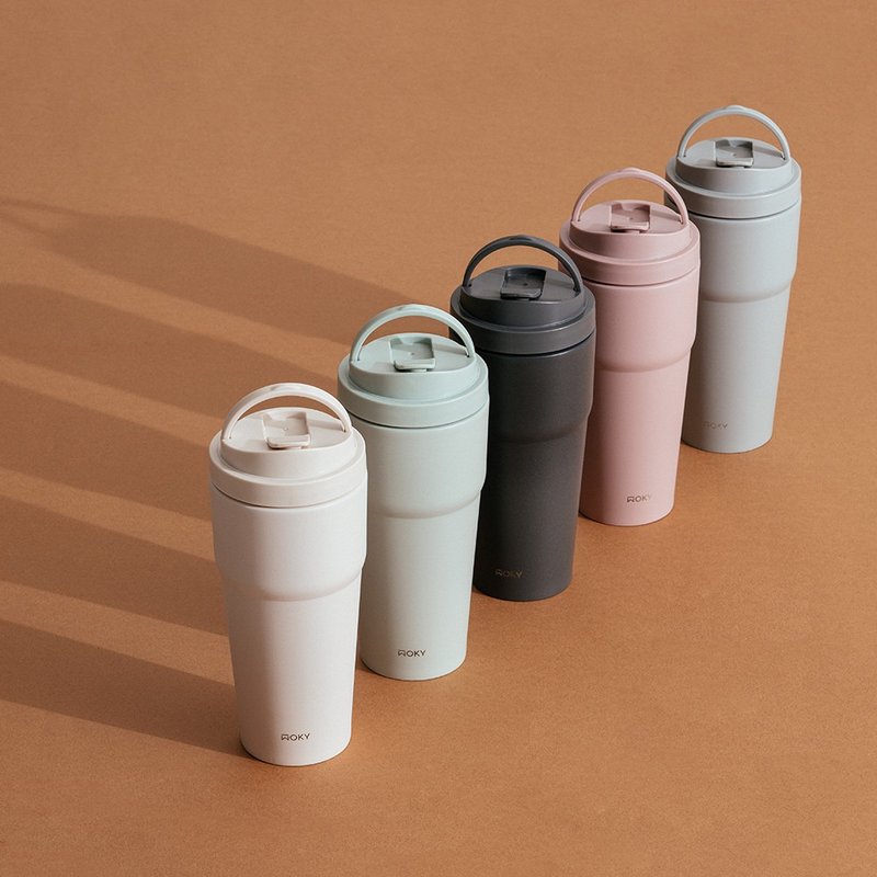 WOKY 沃厨 手提激冻轻芯钛瓷易洁层保温杯 750ML 5色 附硅胶吸管 - 保温瓶/保温杯 - 不锈钢 多色