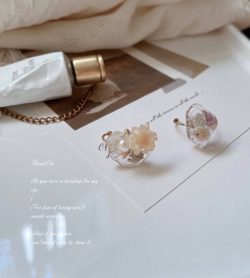 小花园干燥花戒指 - 戒指 - 其他材质 