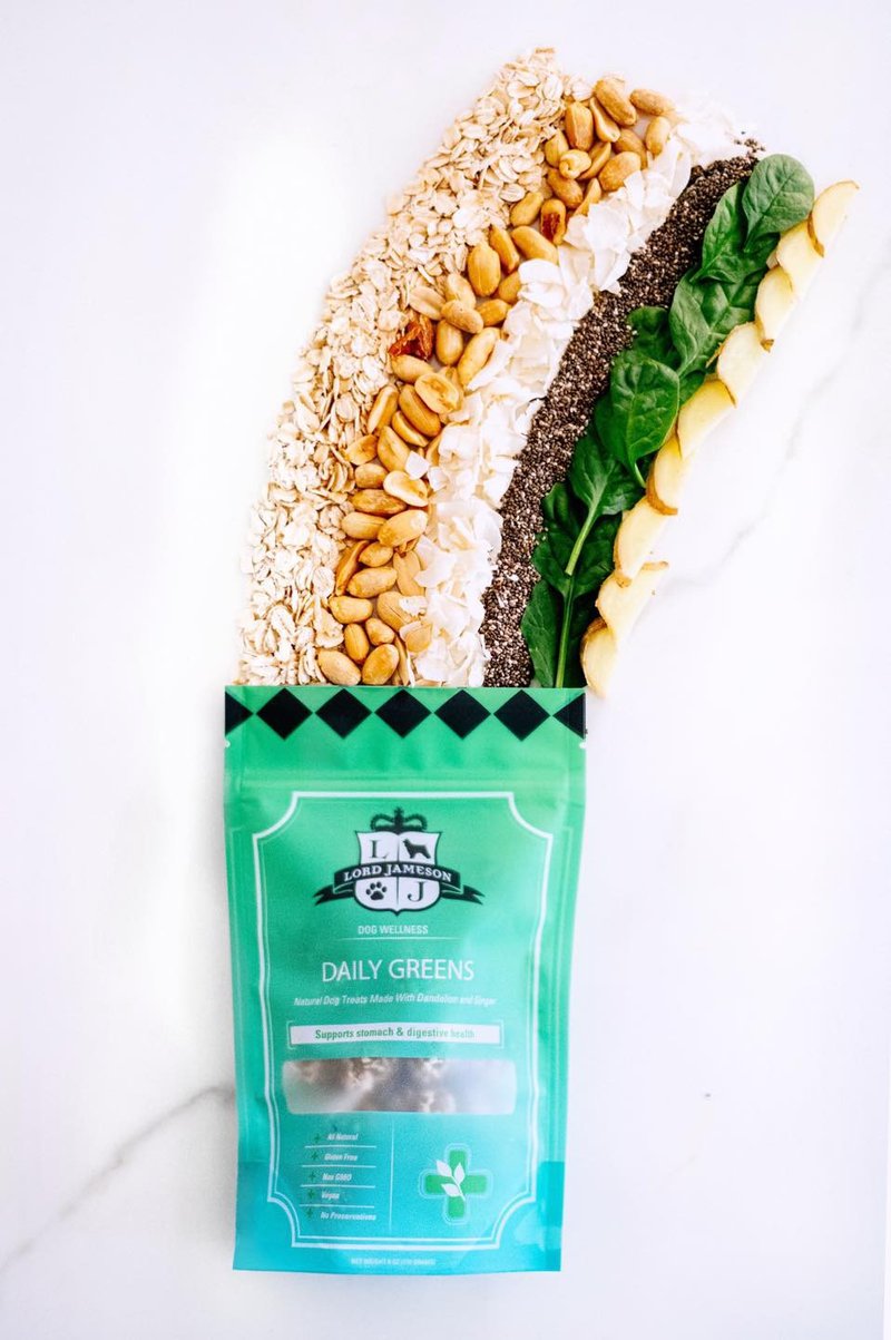 狗狗的蔬菜绿拿铁【乐健森全有机能量球(菠菜&奇亚籽)】狗零食 - 零食/点心 - 新鲜食材 蓝色