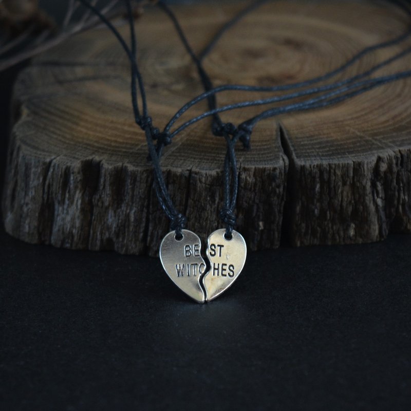 Best Witches 情侣可调节项链串饰绳套装 - 项链 - 棉．麻 多色