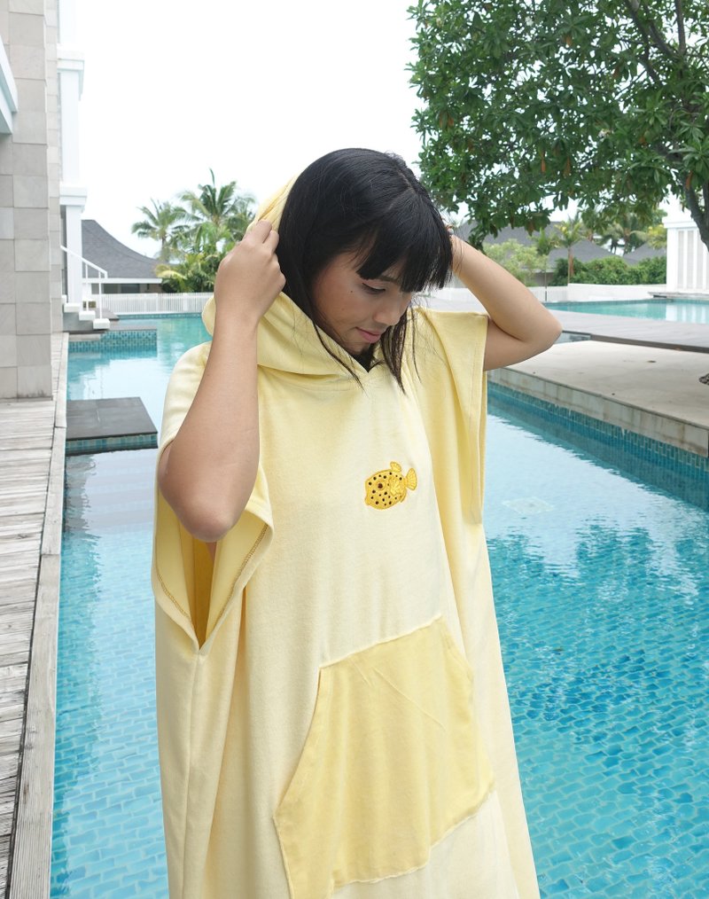 *SAMPLE SALE Box fish Hood Towel - 其他 - 其他材质 黄色