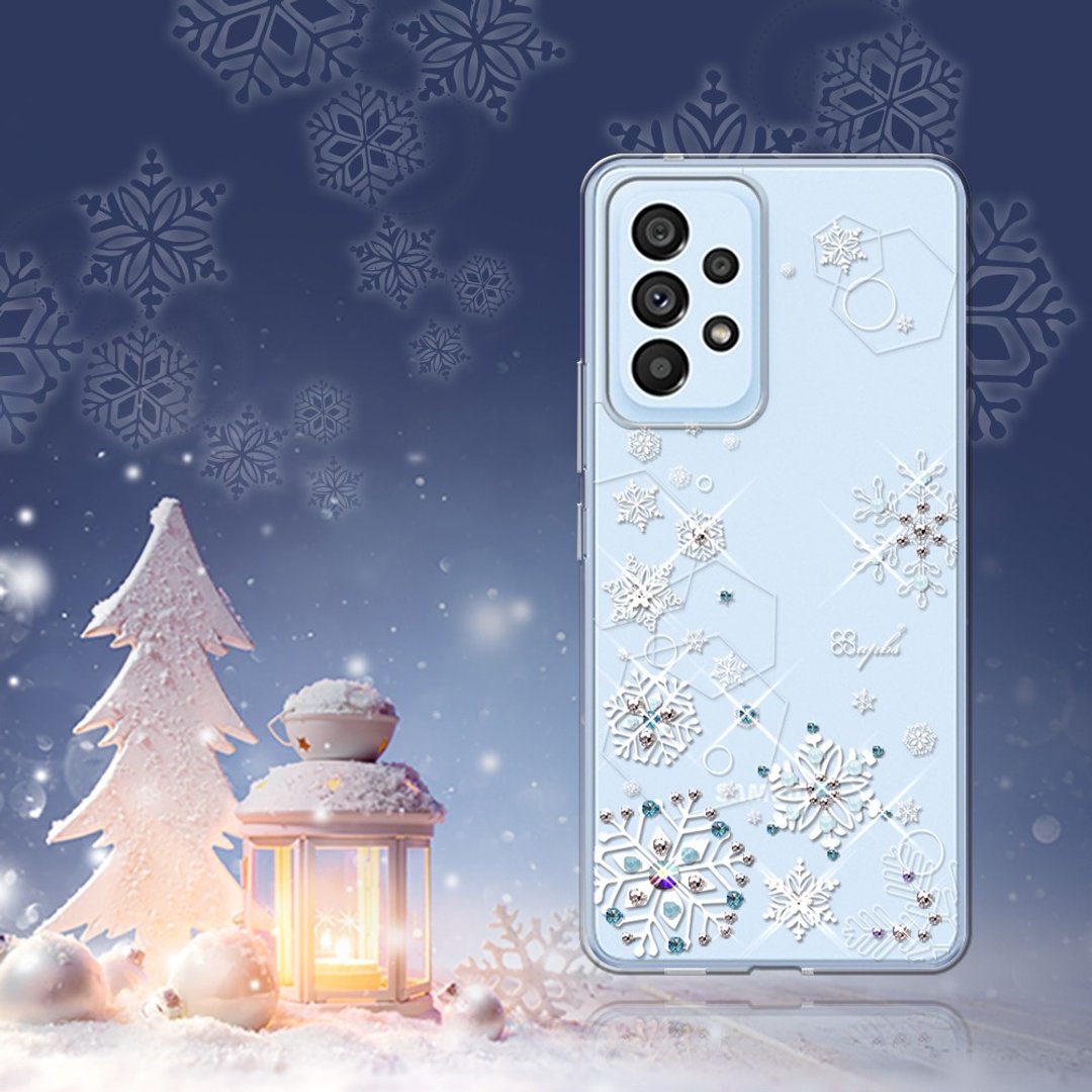 Samsung Galaxy A53 5G 轻薄军规防摔彩钻手机壳-纷飞雪 - 手机壳/手机套 - 其他材质 多色