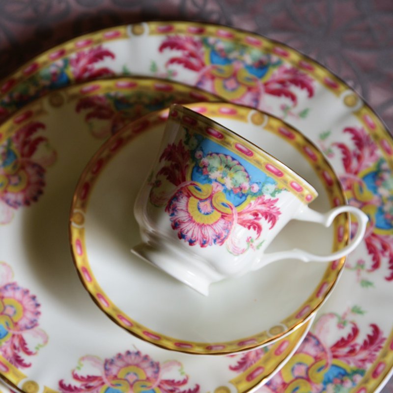 英国 RK | Grand Cabinet 布伦海姆宫 22K金 午茶礼盒 / 3件组 - 茶具/茶杯 - 瓷 