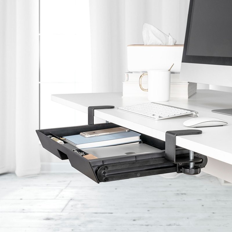 AIDATA 爱得他 桌夹式收纳抽屉 KB-5500 - 电脑配件 - 其他材质 黑色