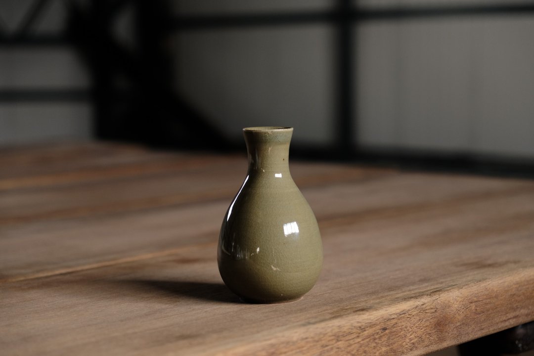 花器 | 苔球绿 花瓶 青瓷 陶 - 花瓶/陶器 - 陶 绿色