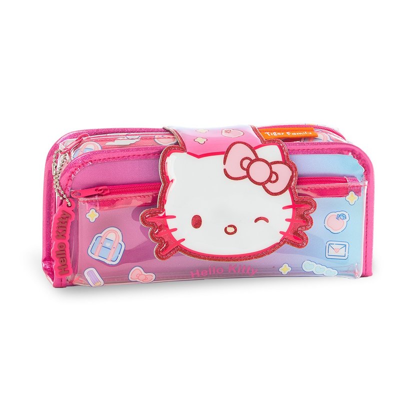 三丽鸥联名 2in1趣味铅笔盒-Hello Kitty FunTime - 铅笔盒/笔袋 - 聚酯纤维 红色