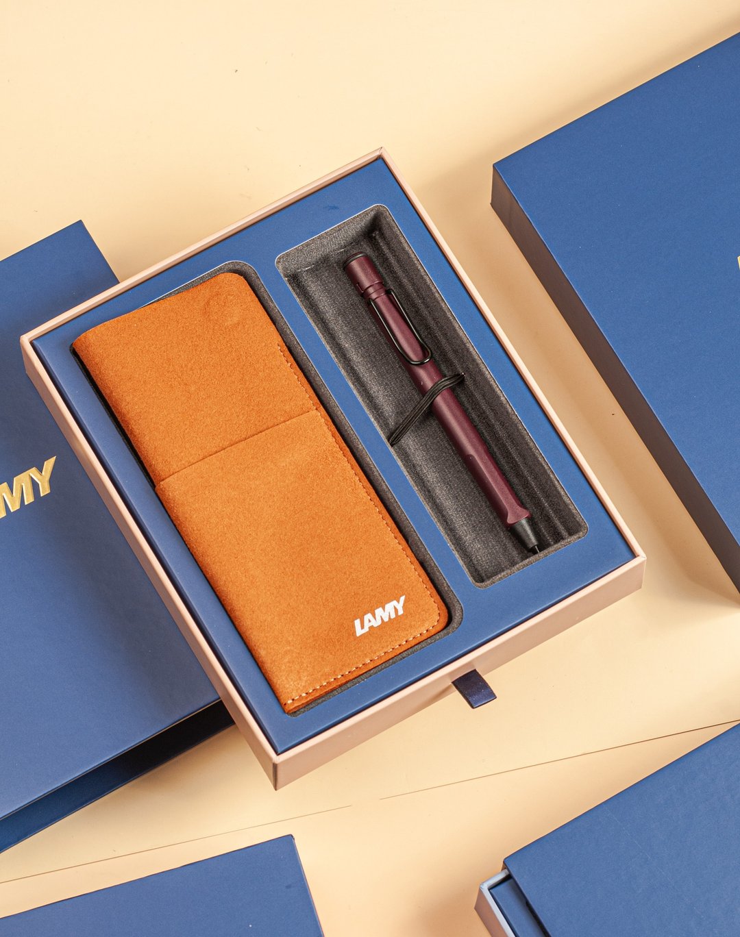 【雷雕刻字】LAMY 自动铅笔 磁吸笔套礼盒  / SAFARI / 紫红色 - 铅笔/自动铅笔 - 塑料 紫色
