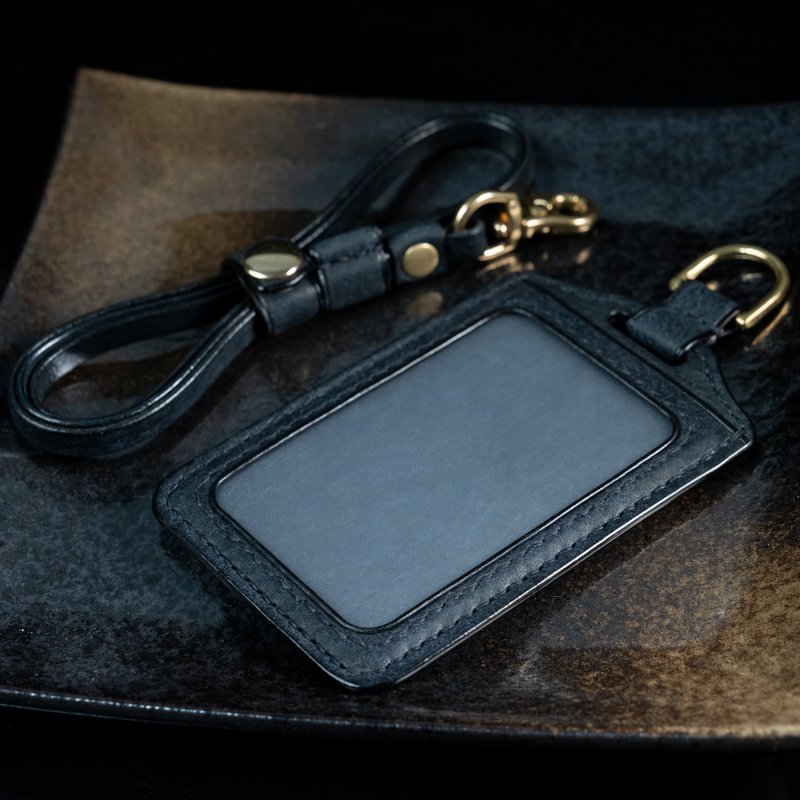 深蓝色直式证件套 卡套 悠游卡 识别证 证件卡套 - 证件套/卡套 - 真皮 蓝色