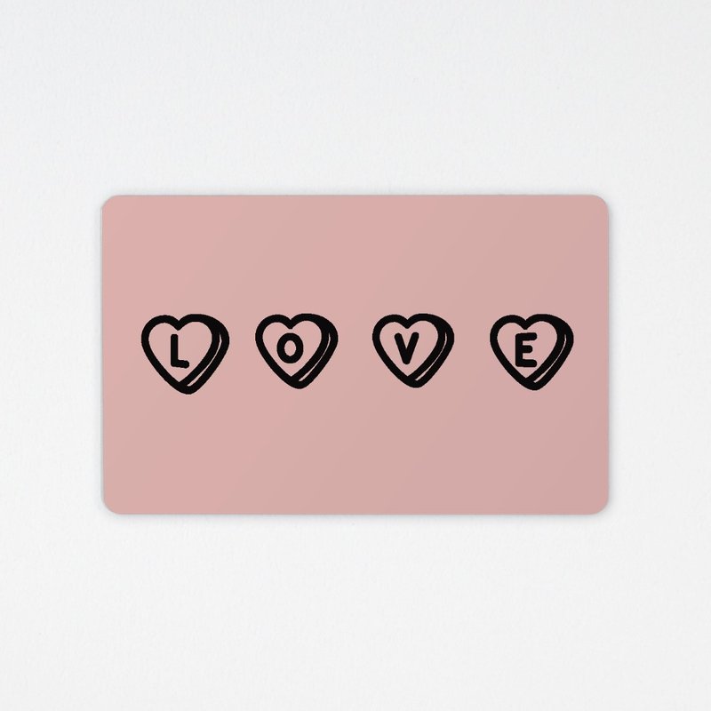 LOVE 爱 / 悠游卡 / 一卡通 - 其他 - 其他材质 粉红色