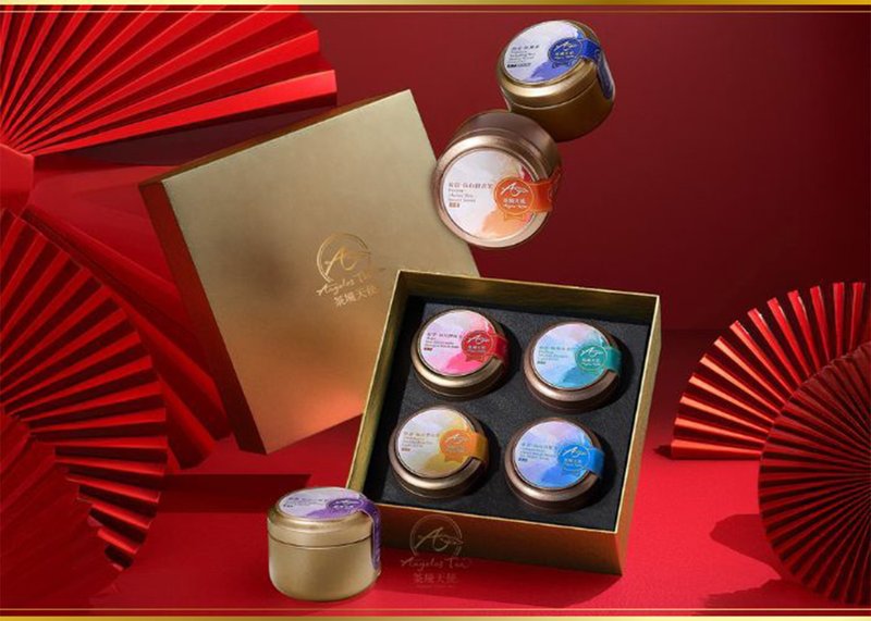云彩茶韵精品茶包礼盒 中秋节礼盒 精致庄园茶包 - 茶 - 纸 