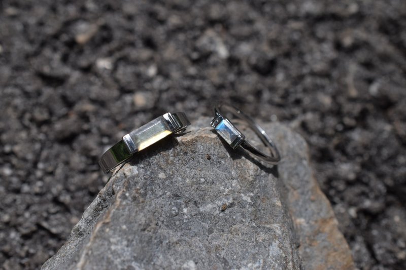 Gemstone Ring Model #minimmeandyou #minimsignature R307 - 戒指 - 纯银 