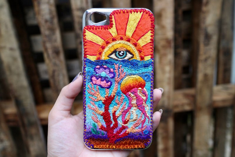 Deep O Sea - 手机壳/手机套 - 绣线 多色