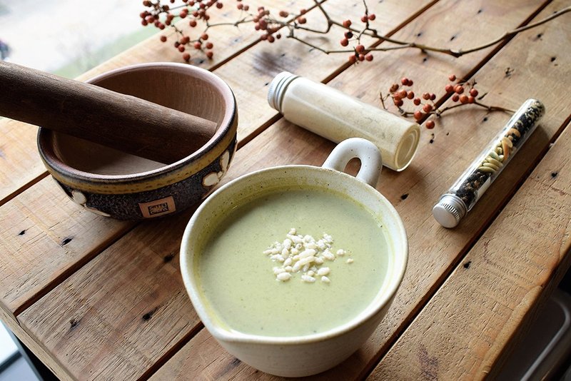 【新台湾食茶趣】在家体验制作擂茶 细细品味谷物玩味 - 谷物麦片 - 其他材质 卡其色