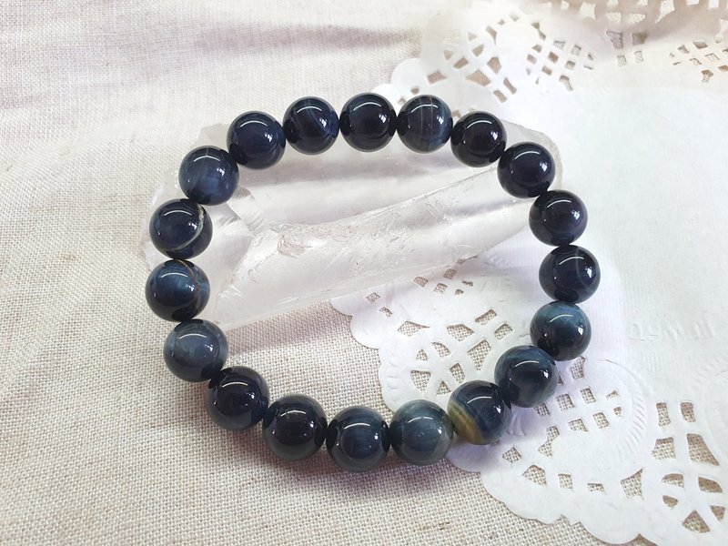 CJ22。蓝虎眼手珠 - 手链/手环 - 半宝石 蓝色
