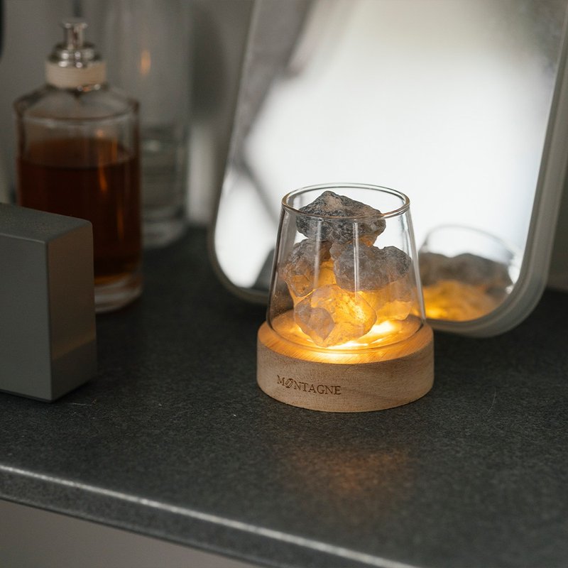 【Montagne】mini 水晶扩香组 | 蓝水晶 | 沟通 X 希望 - 香薰/精油/线香 - 其他材质 蓝色