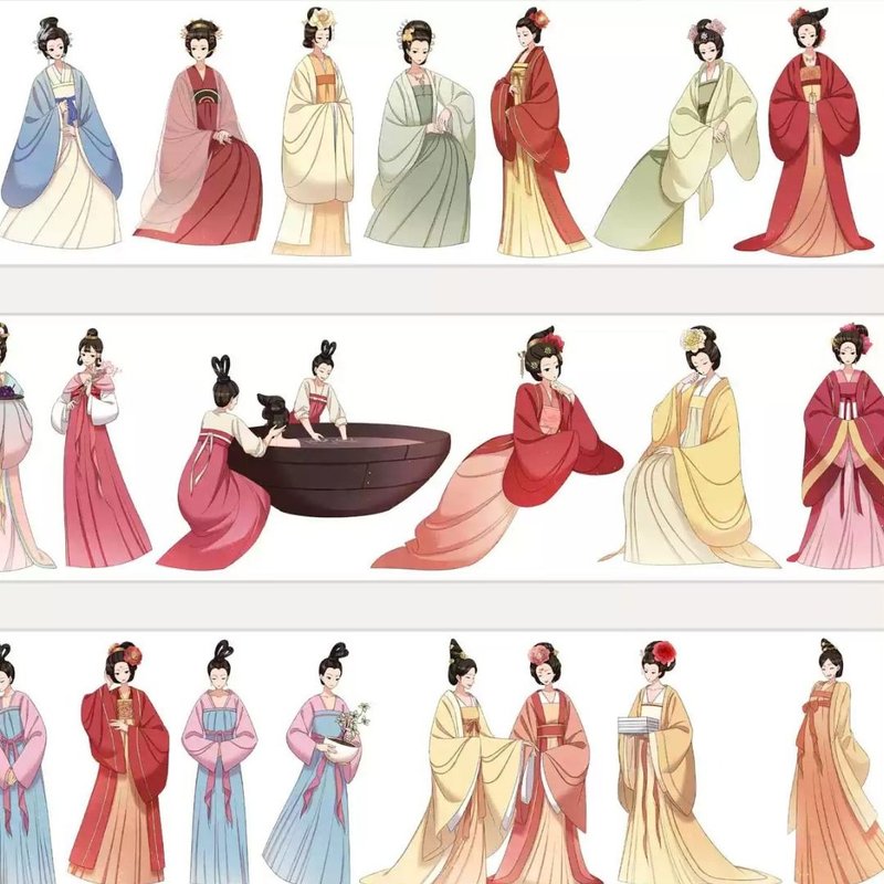 小唐宫 PET 膠帶 5米卷 - 纸胶带 - 其他材质 