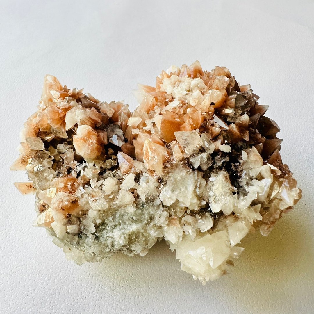 大冶羽毛方解石 牛 16 原矿水晶矿标宝石 吸引力法则 显化脉轮高频 - 摆饰 - 其他材质 红色