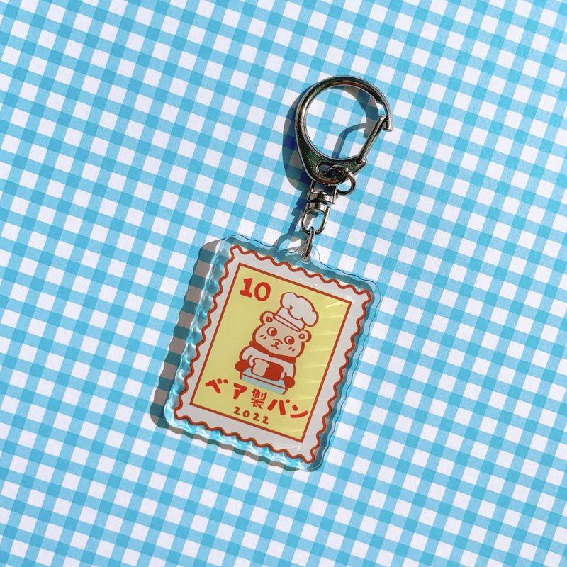 熊制面包店  |  昭和风压克力钥匙圈  吊饰 - 钥匙链/钥匙包 - 压克力 
