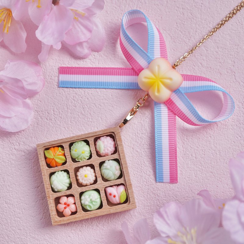 微型日式糖果项链 - 项链 - 塑料 多色