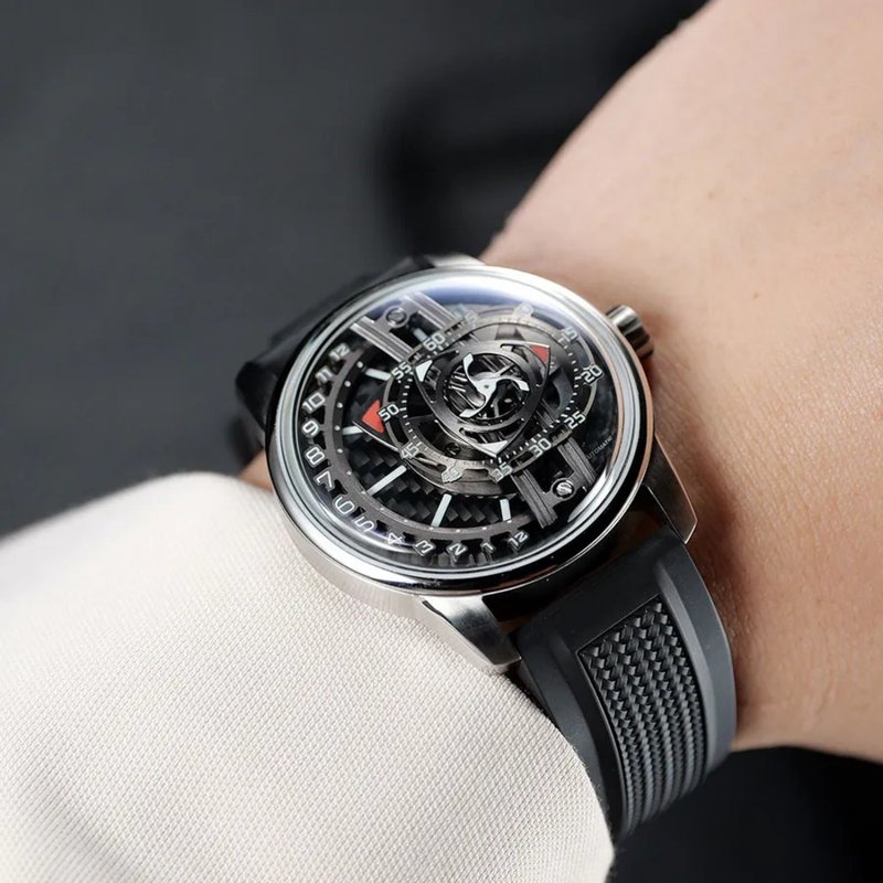 OBLVLO 欧弗洛  JM转子系列腕表-碳纤黑 - 男表/中性表 - 碳纤维 黑色