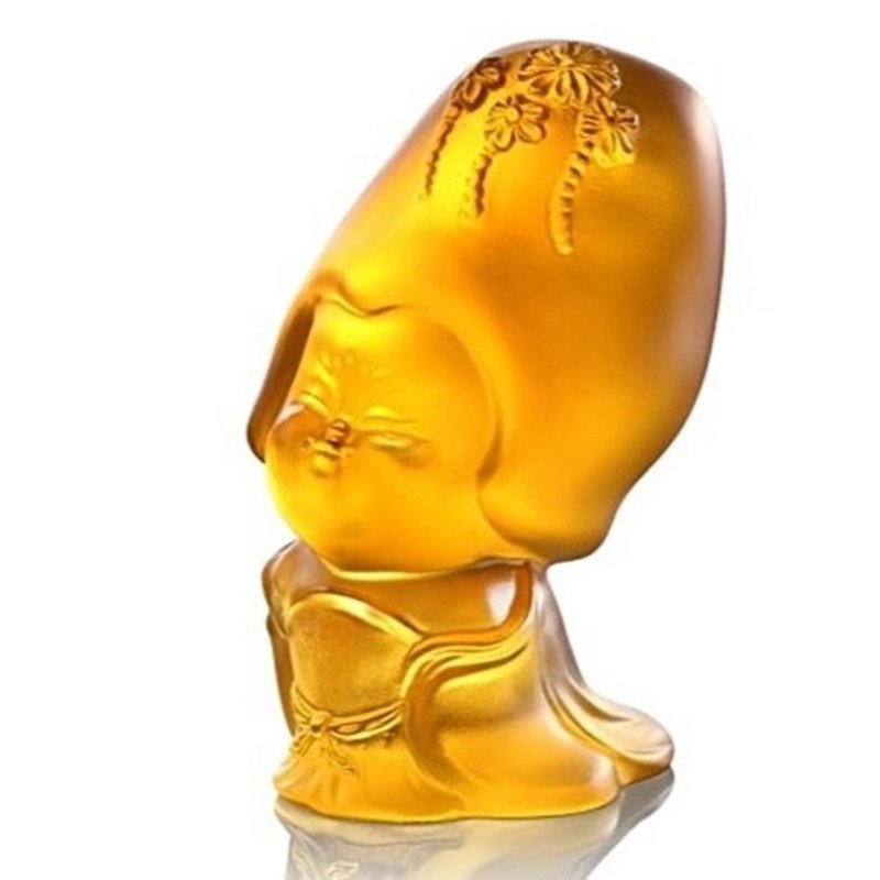LIULI  LIVING 唐代仕女系列 心机美人 - 摆饰 - 玻璃 黄色