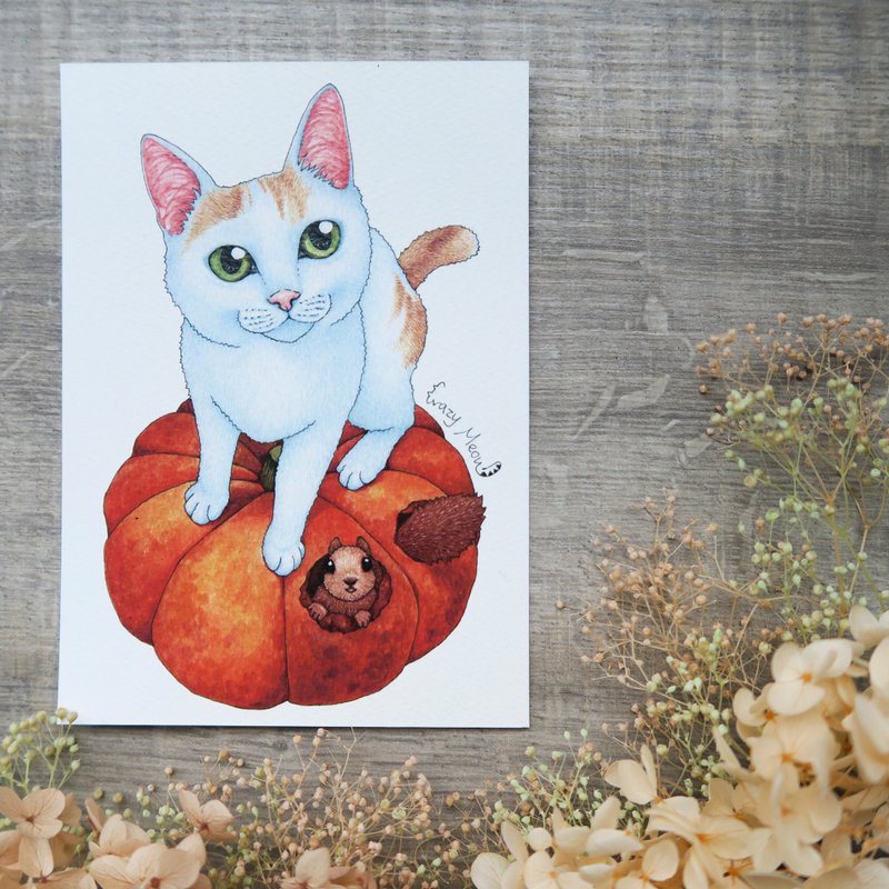 【猫疯子】明信片(78) - 卡片/明信片 - 纸 多色