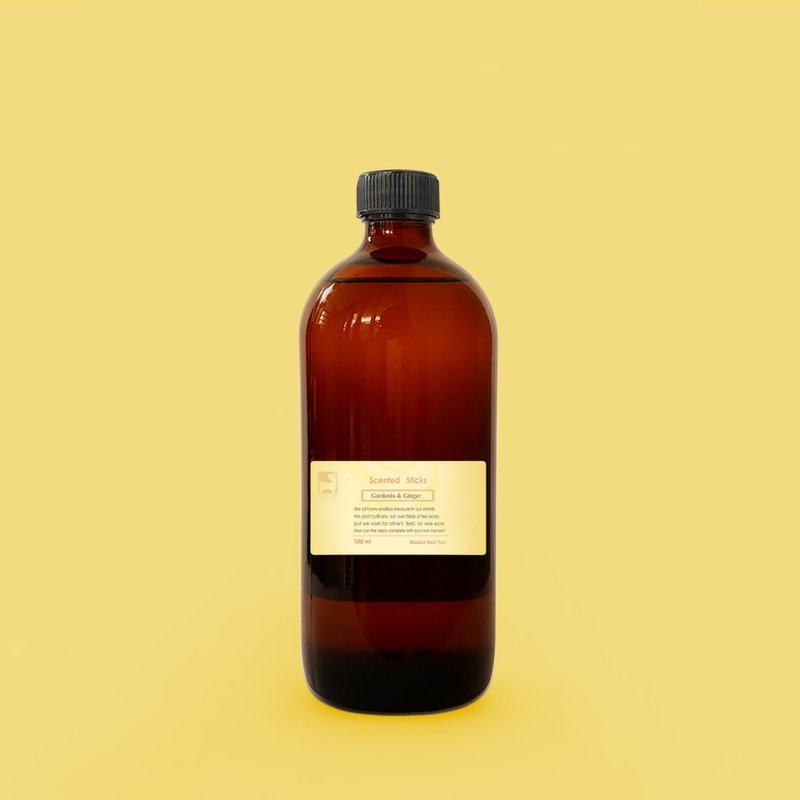 【GIN-GER】碧露栀子姜芬扩香补充瓶 500ml - 香薰/精油/线香 - 精油 