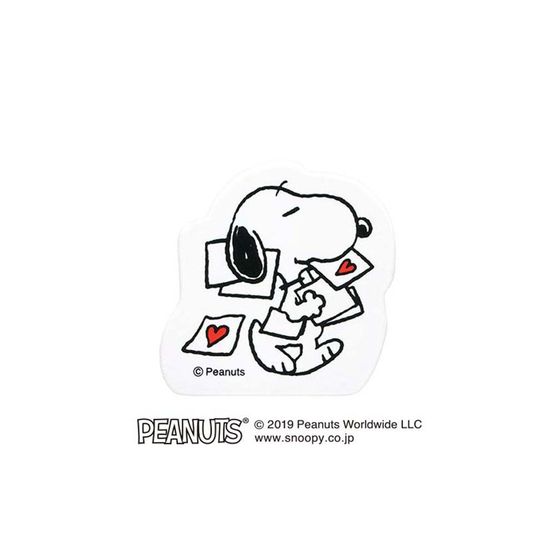 【KODOMO NO KAO】Snoopy木头造型印章 H 送情书 - 插画/绘画/写字 - 木头 