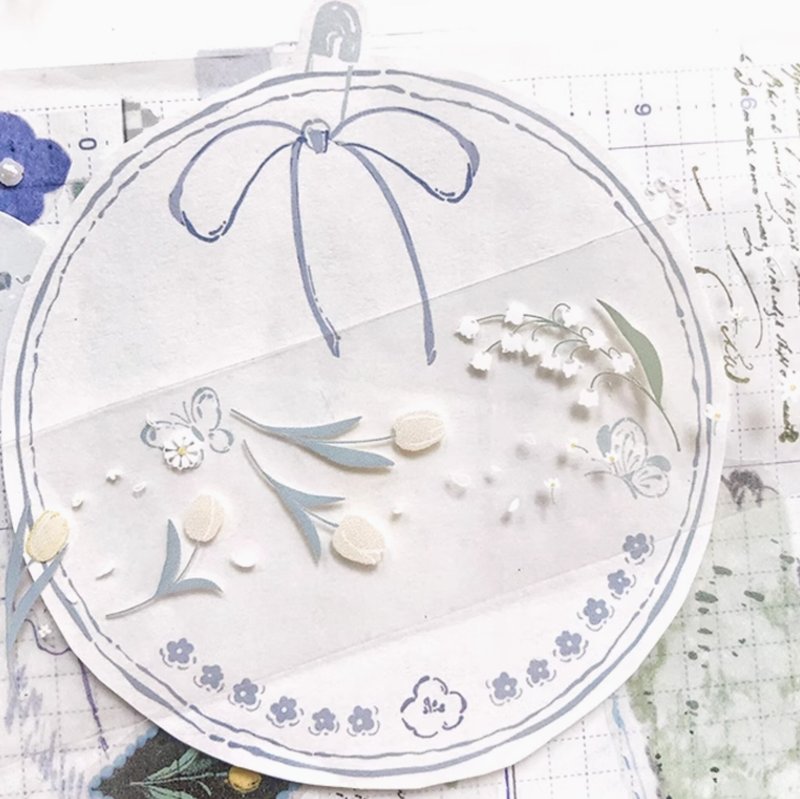 花信 PET 纸胶带 台灣製 10米卷 - 纸胶带 - 其他材质 多色