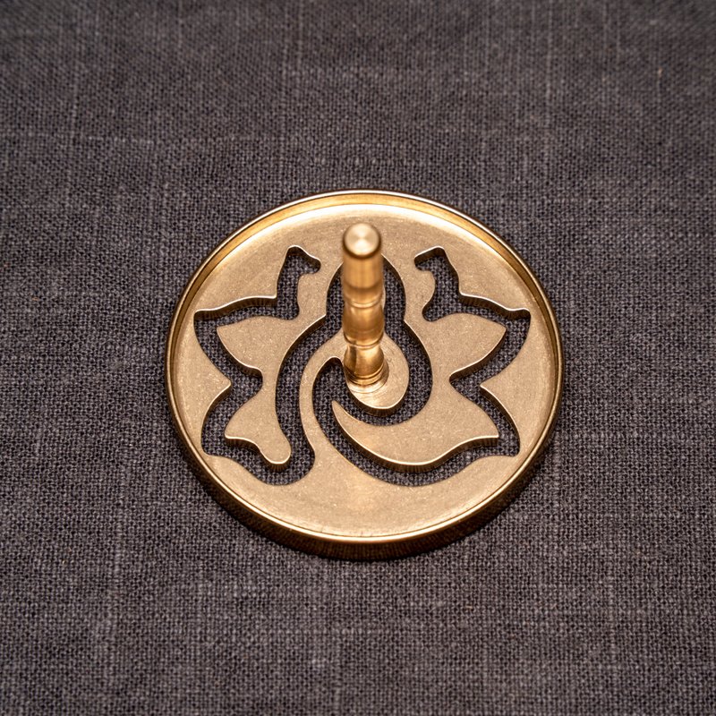 永德堂 - 篆香拓 - 香薰/精油/线香 - 铜/黄铜 金色