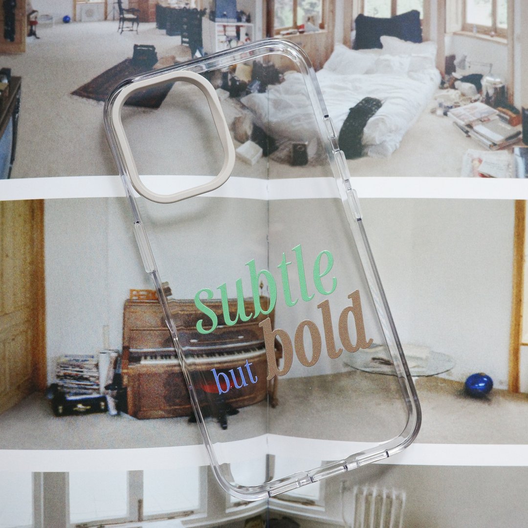 subtle but bold 犀牛盾clear透明手机壳 - 手机壳/手机套 - 塑料 蓝色