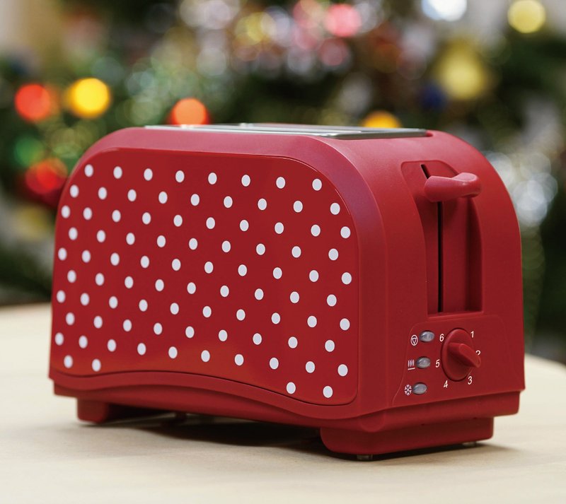 时尚双片面包多士炉 - 红底白点点 TR303N-RP - 其他 - 塑料 红色