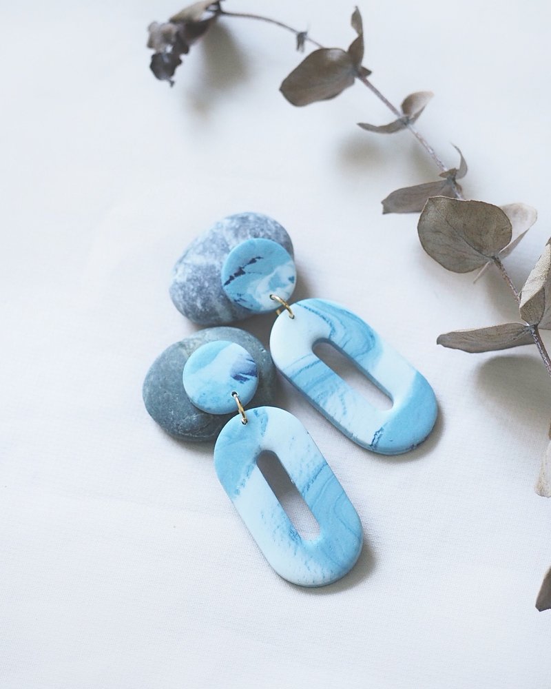 渲染软陶耳环 - 耳环/耳夹 - 其他材质 