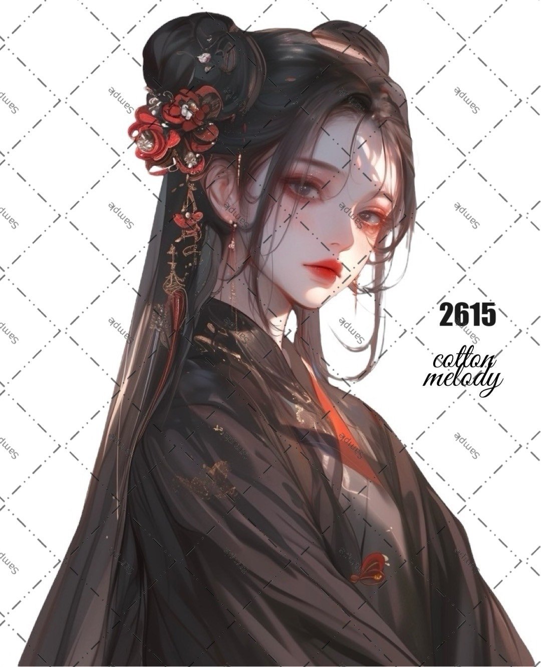 original sticker no.2615 人物贴纸 原创贴纸 原创人物贴纸 装饰贴纸 cotton melody - 贴纸 - 纸 