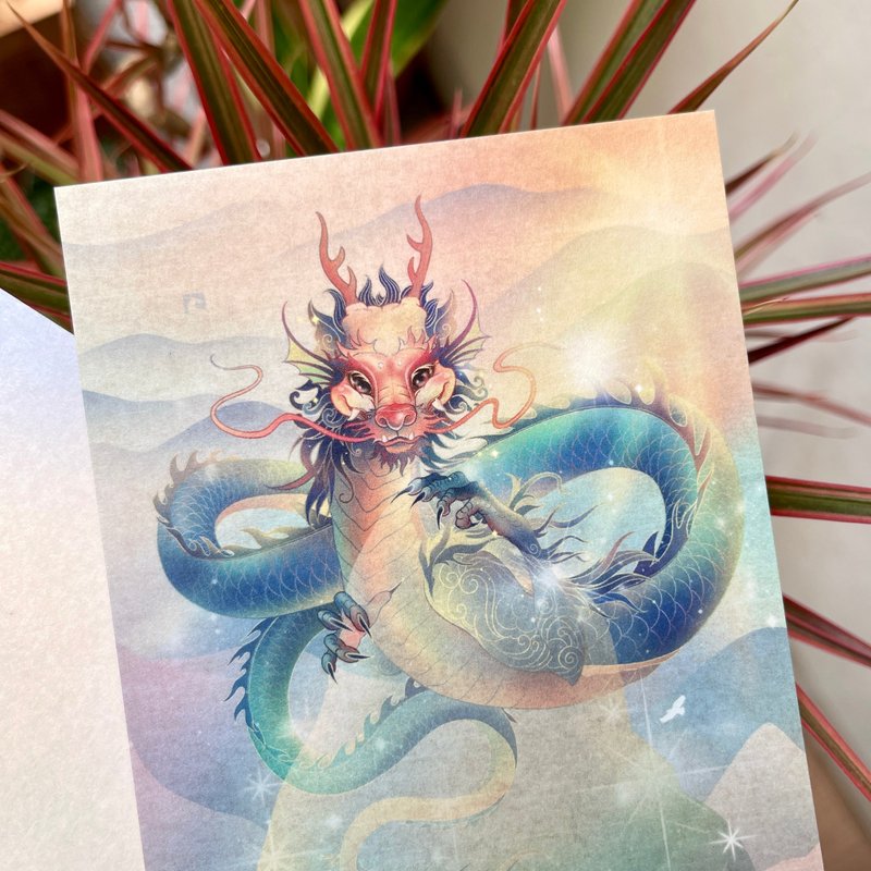 【彩龙】野阅系列明信片-山脉/龙族/神兽 - 卡片/明信片 - 纸 多色