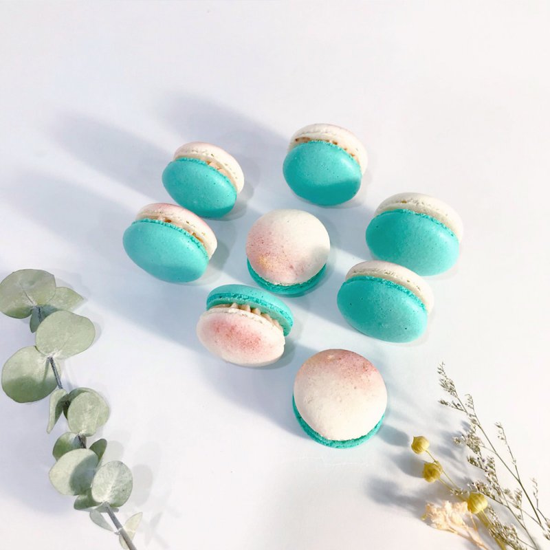 覆盆子双色马卡龙・一人成班・两个锅子 - 美食 - 其他材质 