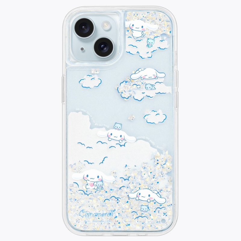星钻云流沙 大耳狗联名款 防摔壳 iPhone 15 14 13 12 Pro Max - 手机壳/手机套 - 环保材料 