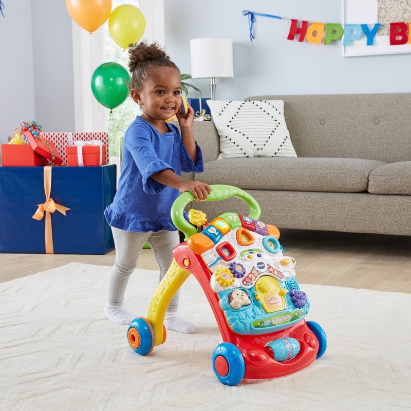 Vtech　2合1多功能宝宝学步车-红 - 玩具/玩偶 - 塑料 