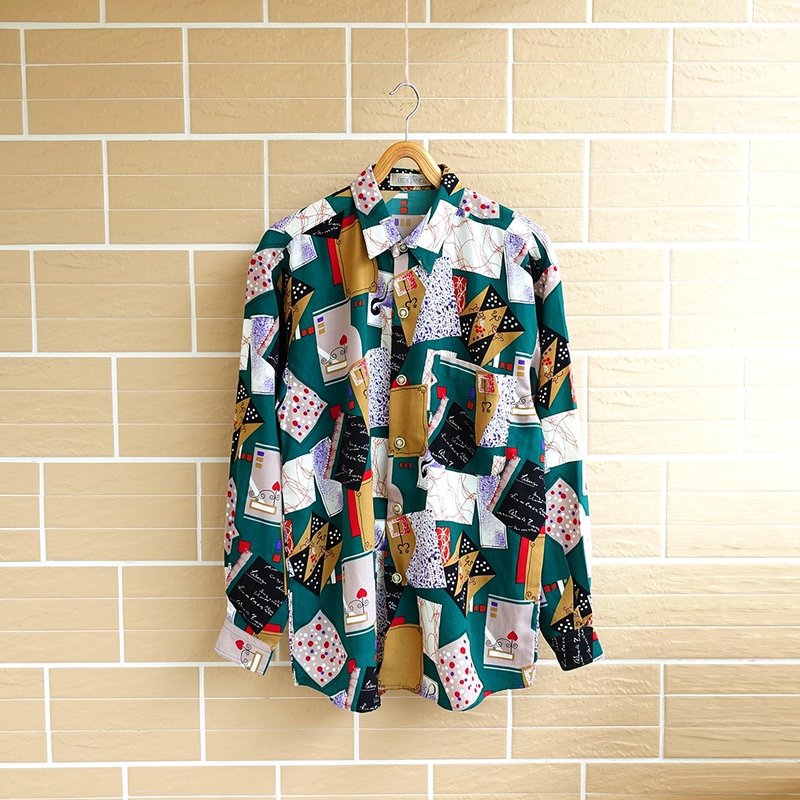 │Slowly│艺术家-古着衬衫│vintage.复古.文艺 - 男装衬衫 - 其他材质 多色