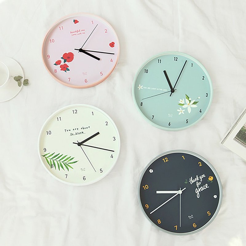 花漾系列 Gracebell Flower 壁挂时钟 - 时钟/闹钟 - 塑料 