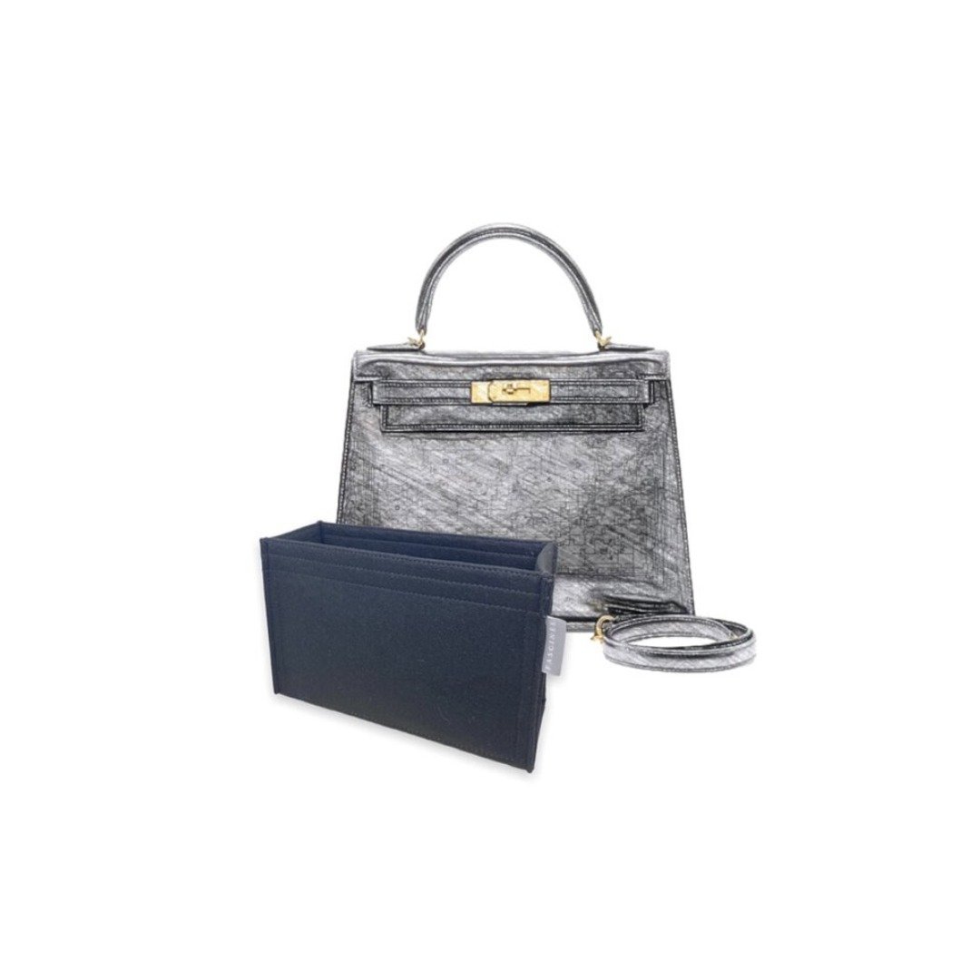 【香港制造|韩国绒布】手制内袋 Hermes-Kelly 28cm Sellier - 化妆包/杂物包 - 其他材质 多色