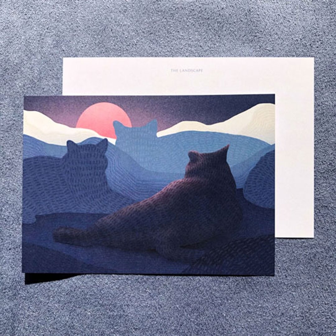 THE LANDSCAPE・最美的风景 明信片 - 卡片/明信片 - 纸 蓝色