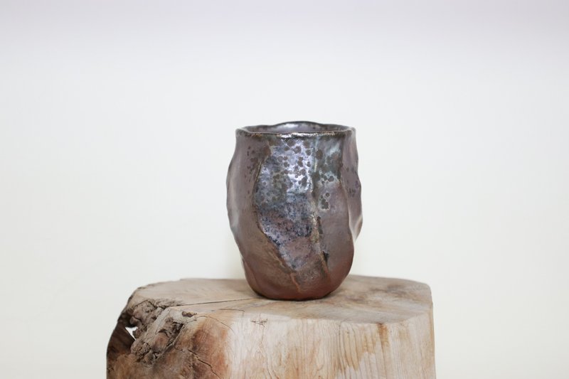 柴烧握杯/水杯/品茗杯/150ml/泷间拾光 - 茶具/茶杯 - 陶 